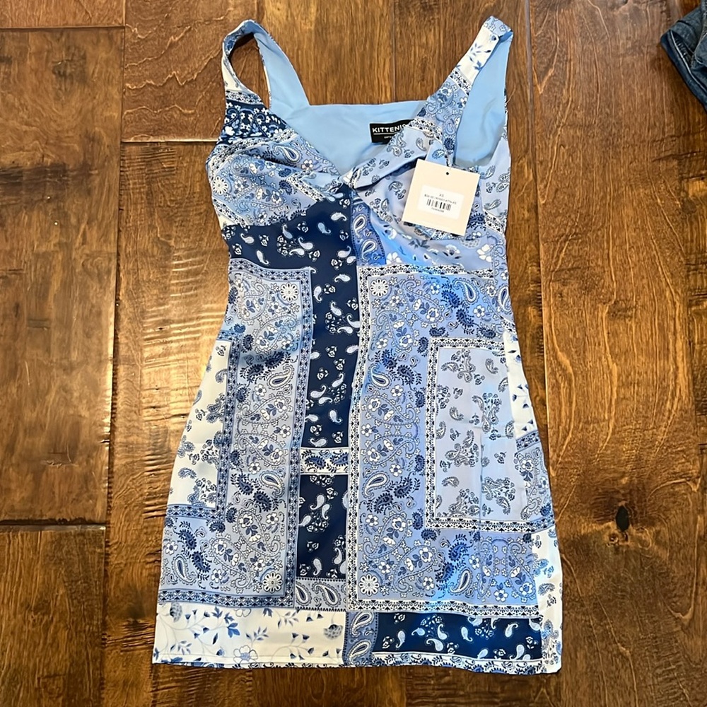 Paisley print dress